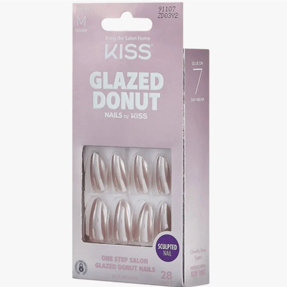 Kiss Glazed Donut Medium Length Nails - Holes